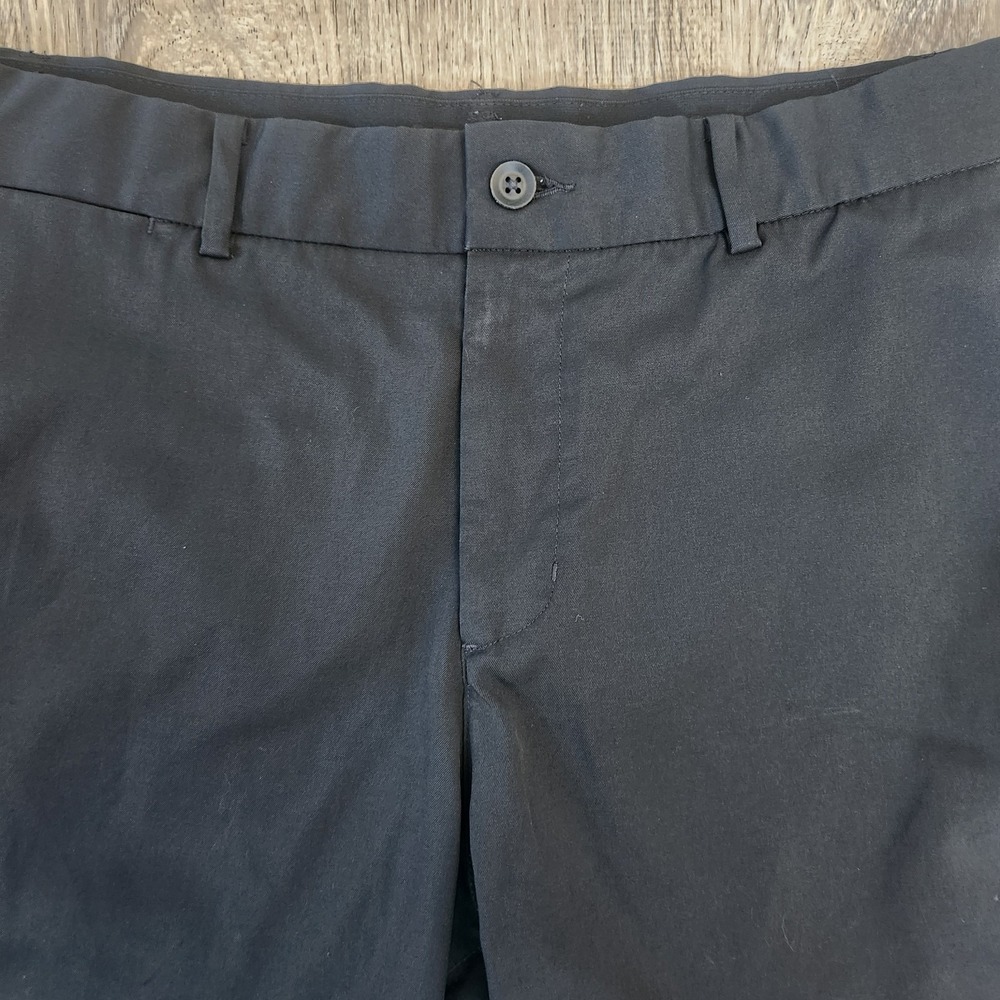 Nike Dri-Fit Men's Flat Front Golf Casual Shorts Black Size 30 Medium READ - Picture 2 of 11